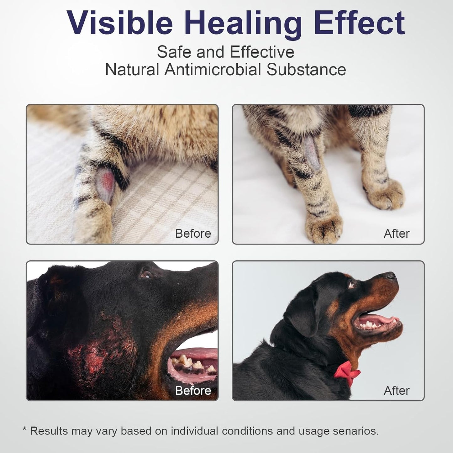 Hot Spot Wound Care Spray for Dogs, Cats, Relieves Itchy Skin, Cleans & Fast Healing Infections, Wounds & Post Surgery Incision - Safe & Gentle, Non-Irritating, Advanced HOCl Spray, 3.4 Ounces